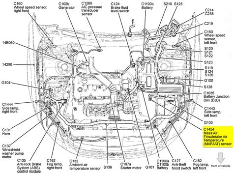 ford focus engine part diagram