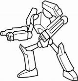Coloring Pages Robot Steel Real Getcolorings sketch template