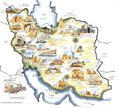 iran map iran travel information