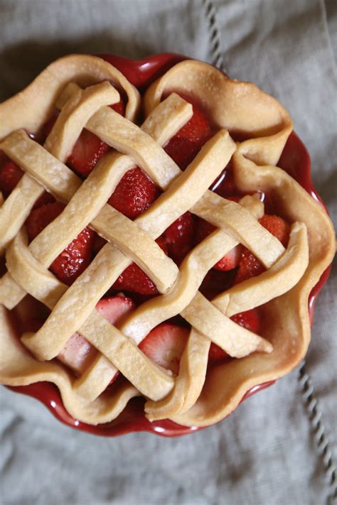 fresh strawberry raspberry pie recipe popsugar food