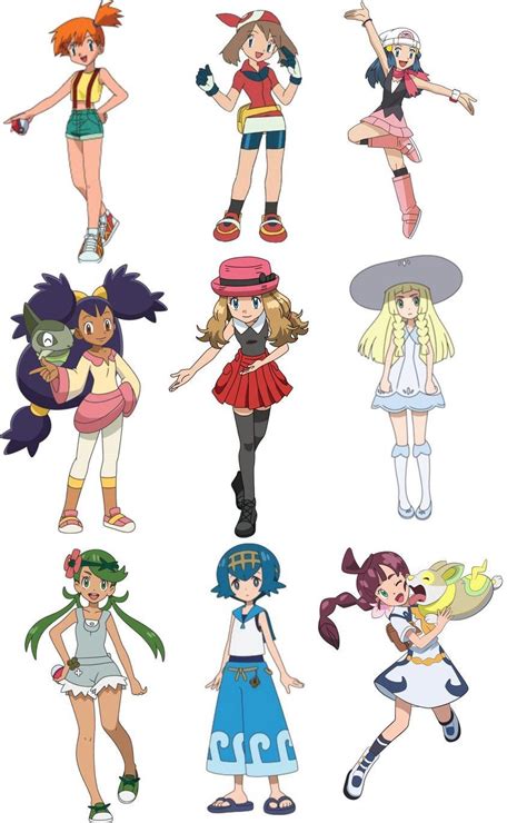 all the current poke girls in the anime who do you like r amourshipping