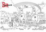 Kleurplaat Paarden Paard Leuke Wedstrijd Dressuur Paardrijden Fries Negentiende sketch template