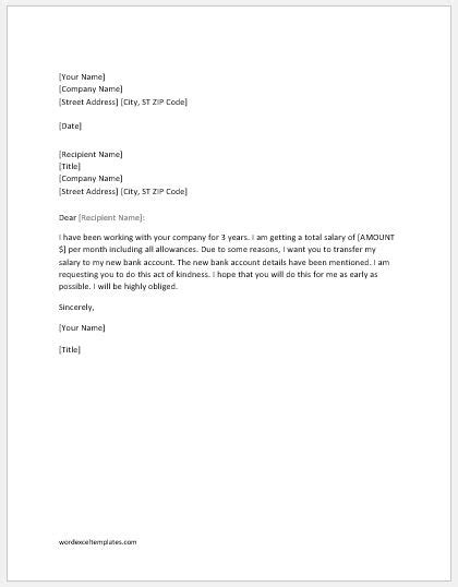work schedule change request letter collection letter template collection