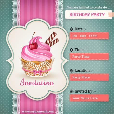child birthday party invitations cards