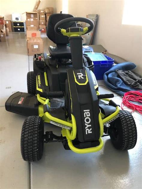 Used Ryobi 480ex Electric Riding Mower Ronmowers