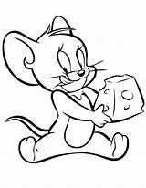 Tom Coloring Clipart Jerry Mouse Cheese Pages Cartoon Printable Clip Mice Cliparts Hungry Cute Book Library Clipartbest Animals Popular Coloringhome sketch template
