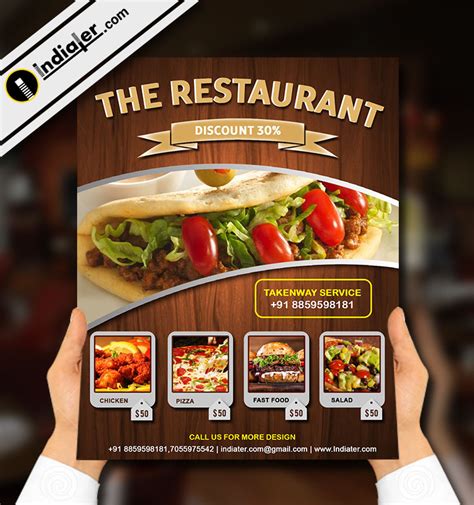 restaurant grand opening flyer template  psd indiater