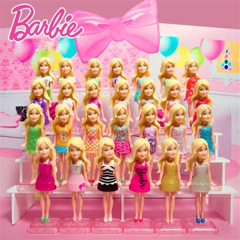 pcs original mini barbie dolls clothes rings limited collector editions model action toy