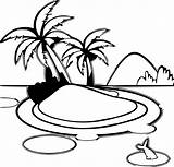 Island Openclipart Arborist Pinclipart Clipartmag Log sketch template