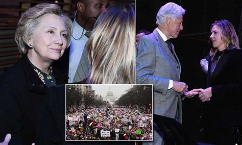 Hillary Hails Awe Inspiring Anti Trump Women S Marches Daily Mail