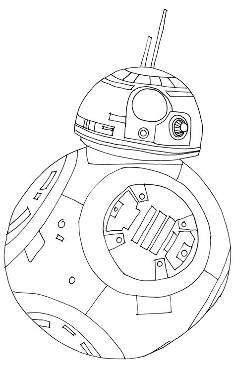 star wars bb coloring page  dennis pinterest