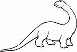 Color Dinosaurs Printable Dinosaur Coloring Enlarged Version Any Click sketch template