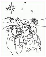 Wise Coloring Men Pages Magi Three Jesus Visit Kids Color Star Printable Clip Christmas Nativity Bible Came Getcolorings Kings Sketch sketch template