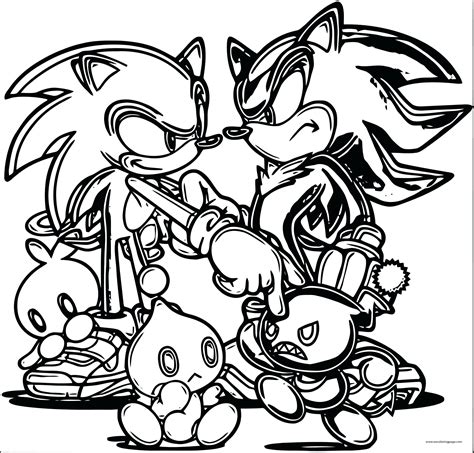 shadow sonic coloring pages shadow coloring pages hedgehog sonic