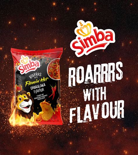 win    simba flamin hot chakalaka flavoured chips
