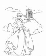Coloring Castle Pages Disney Princess Cinderella Printable Disneyland Getcolorings Getdrawings Cendrillon Fantasmic Adults Mitten Color Colorings Visiter Print Coloriage Template sketch template