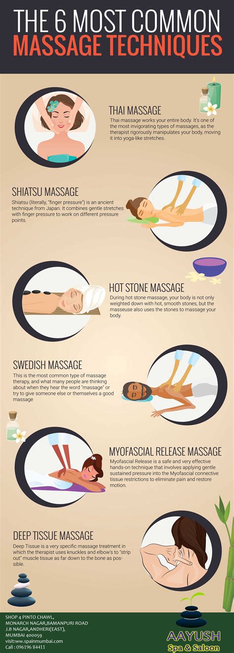 most common massage techniques like thai massage shiatsu