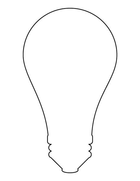 cchristmas light bulb pattern template template printable