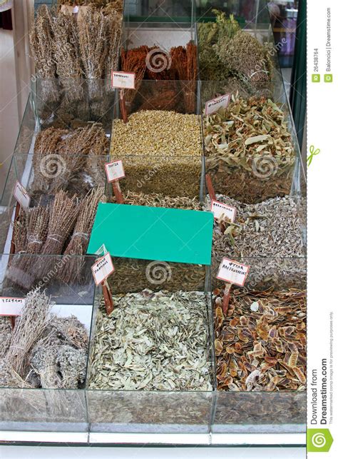 greek herbs stock photo image  spice aroma market