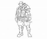 Axton Borderlands Characters Pages sketch template