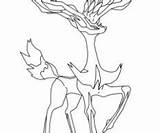 Xerneas Pokemon Coloring Pages Coloriage Getcolorings Getdrawings Colorings sketch template