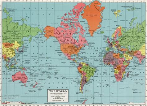 printable world map poster printable map   united states