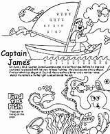 Coloring Pages James Lawrence Captain Code Crayola Print sketch template