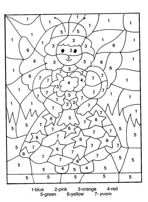 printable number coloring pages  kids numbers coloring page