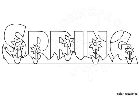 word spring     flowers  letters  spell