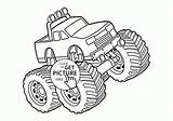Coloring Pages Truck 4x4 Monster Kids Visit Transportation Printable sketch template