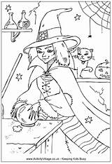 Witch Coloring Colouring Wicked Pages Printables Preschool Print Halloween Witches Become Member Log sketch template
