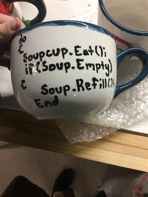 endless soup cup rprogrammerhumor