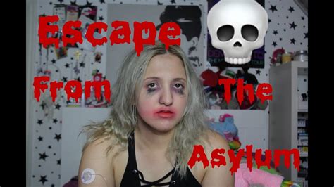 Escape From The Asylum Halloween Makeup 2 ♡ Youtube