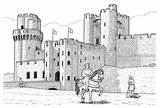 Coloring Warwick Castle Pages Castles Realistic Book Grown Difficult Ups Afkomstig Van Great Statement Mission sketch template