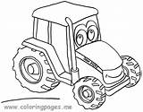 Tractor Coloring Pages Deere John Printable Print Tractors Combine Farm Colouring Farmall Color Atv Case Transportation Outline Water Harvester Trailer sketch template