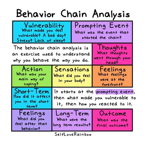 behavior chain analysis  love rainbow