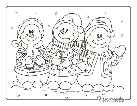 printable snowman coloring pages   enjoy happier human
