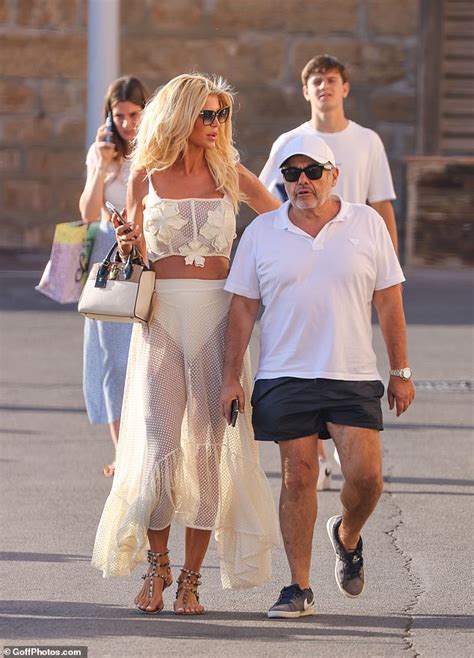 victoria silvstedt 48 steps out with millionaire businessman beau
