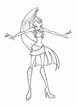Trix Winx Coloring Pages sketch template