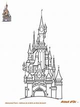 Disneyland Paris Chateau Danieguto sketch template