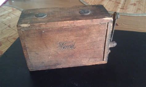 ford model  wooden battery collectors weekly