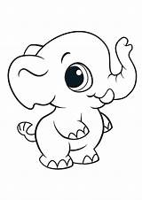 Elefante Elefanti Disegno Stampare Facili Pianetabambini Disegnare Elefantino Piccolo Animale Imagui Singolarmente Cuccioli sketch template