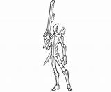 Borderlands Zer0 Characters Coloring Pages sketch template