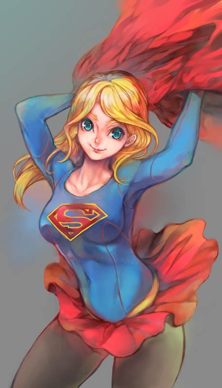 supergirl fan art  dziqker  deviantart