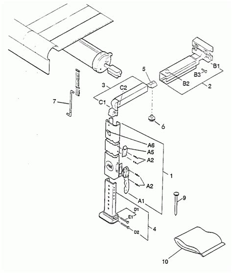 dometic  awning parts diagram awning jhg