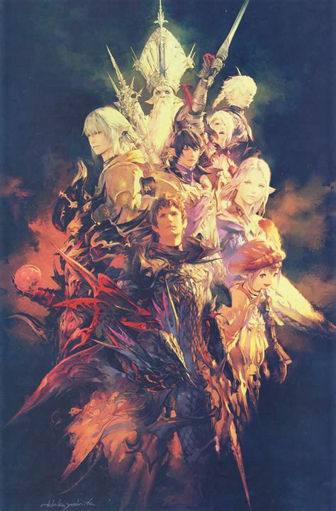 final fantasy xiv heavensward promo image  akihiko yoshida final