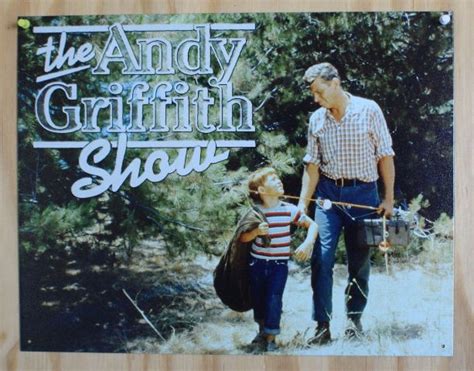 the andy griffith show tin sign mayberry barney fife opie aunt bee classic tv 8a