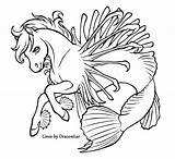 Coloring Lionfish Hippocamp Pages Getdrawings Getcolorings Weasyl sketch template