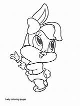 Bunny Bugs Baby Coloring Pages Girl Cute Christmas Drawing Easter Looney Tunes Bug Lola Colouring Drawings Color Little Print Easy sketch template