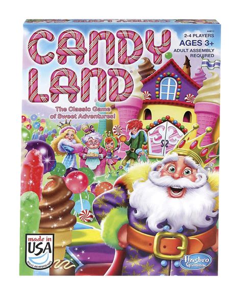 hasbro candy land classic board game    players ages